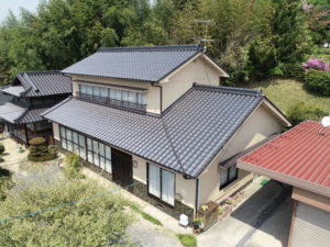 福山市蔵王町F様邸【瓦葺き替え工事】