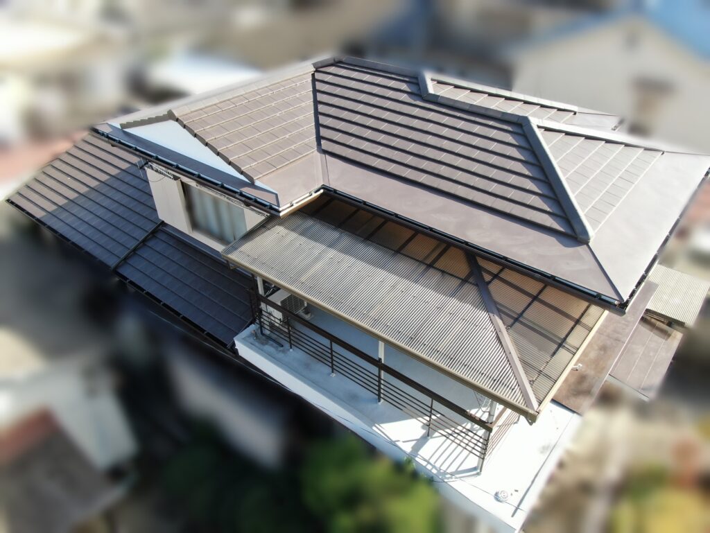 施工後ドローン写真