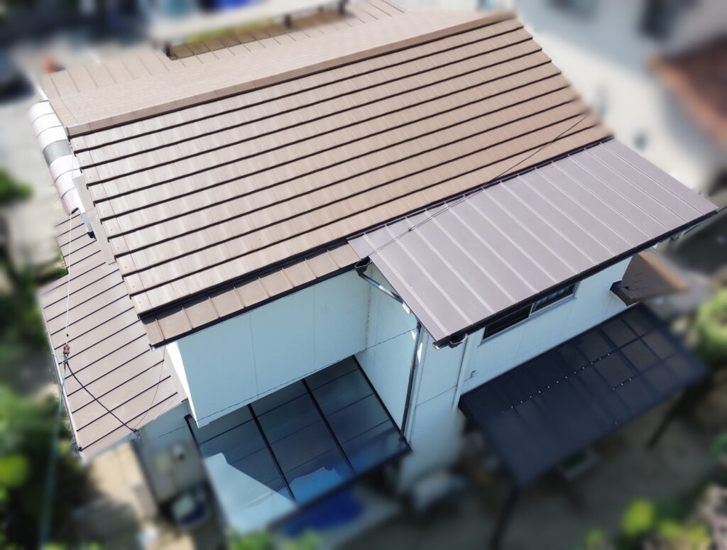 施工後ドローン写真